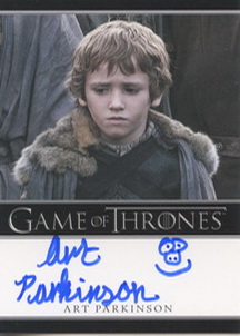 Art Parkinson as Rickon Stark Autograph card