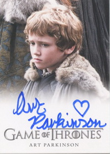 Art Parkinson as Rickon Stark Autograph card