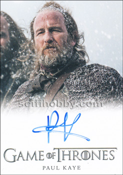Paul Kaye as Thoros of Myr Autograph card