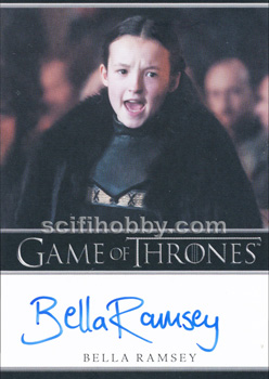 Bella Ramsey as Lady Lyanna Mormont Autograph card