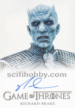 Richard Brake as Night King Autograph card