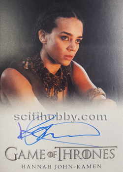 Hannah John-Kamen as Ornela Autograph card