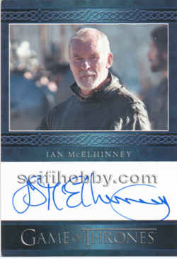 Ian McElhinney as Ser Barristan Selmy Autograph card
