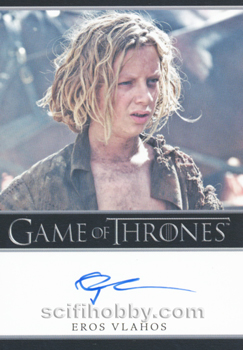 Eros Vlahos as Lommy Greenhands Autograph card
