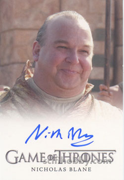 Nicholas Blane as Spice King Autograph card