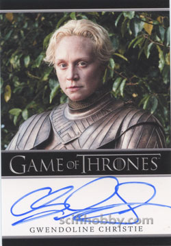 Gwendoline Christie as Brienne of Tarth Autograph card