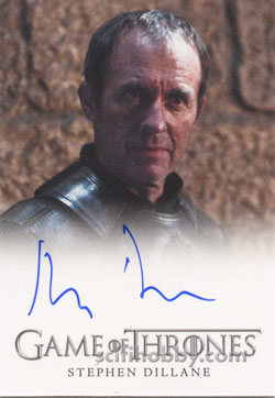 Stephen Dillane as Stannis Baratheon Autograph card