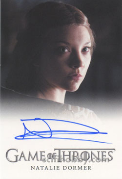 Natalie Dormer as Margaery Tyrell Autograph card