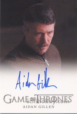Aidan Gillen as Petyr Baelish Autograph card