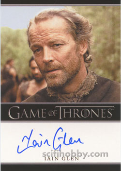 Iain Glen as Ser Jorah Mormont Autograph card