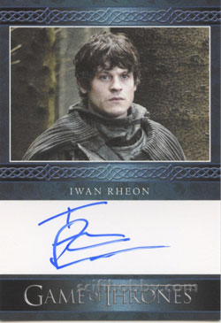 Iwan Rheon as Ramsay Snow Autograph card