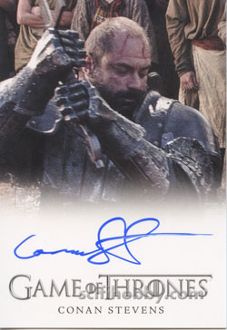 Conan Stevens as Gregor Clegane Autograph card