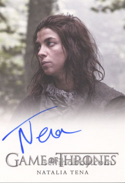 Natalie Tena as Osha Autograph card