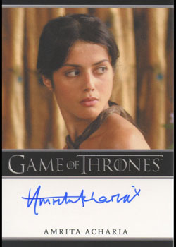 Amrita Acharia as Irri Autograph card