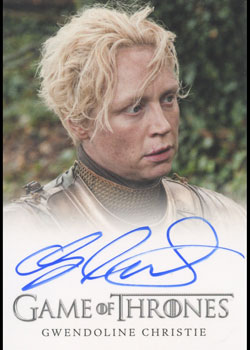 Gwendoline Christie as Brienne of Tarth Autograph card