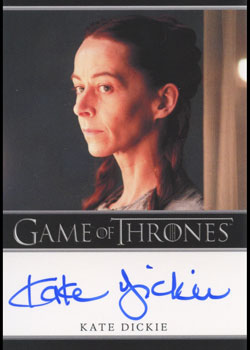 Kate Dickie as Lysa Arryn Autograph card