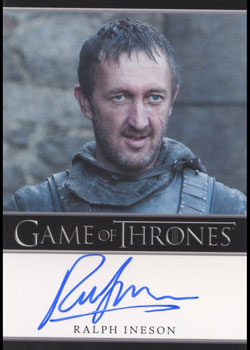 Ralph Ineson as Dagmer Cleftjaw Autograph card