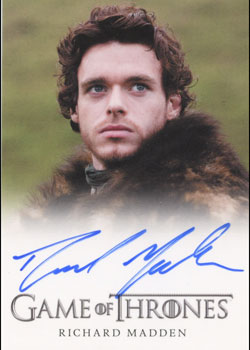 Richard Madden as Robb Stark Autograph card
