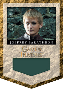 Joffrey Baratheon Game of Thrones Relic card