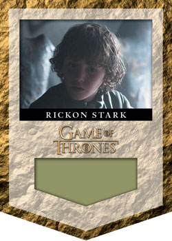 Rickon Stark Game of Thrones Relic card