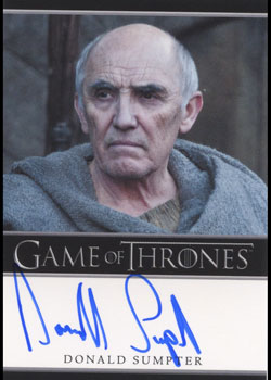 Donald Sumpter as Maester Luwin Autograph card