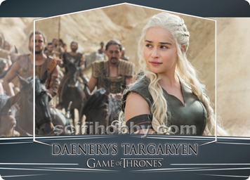 Daenerys Targaryen GOLD Metal Parallel Character card