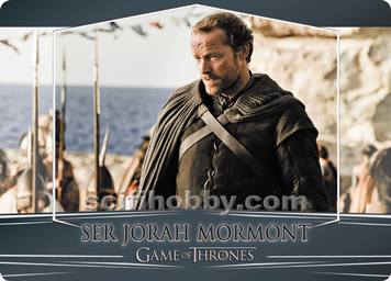 Ser Jorah Mormont GOLD Metal Parallel Character card