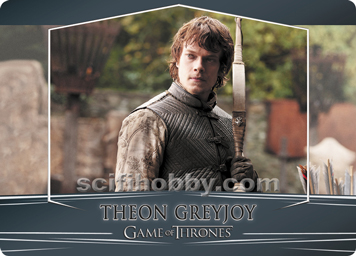 Theon Greyjoy GOLD Metal Parallel Character card