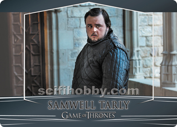 Samwell Tarly GOLD Metal Parallel Character card