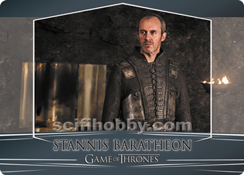Stannis Baratheon GOLD Metal Parallel Character card