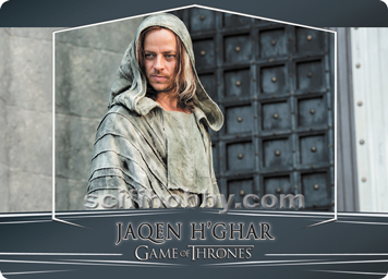Jaqen H'ghar GOLD Metal Parallel Character card
