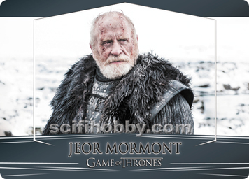 Jeor Mormont GOLD Metal Parallel Character card