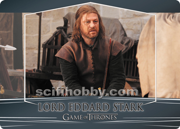 Lord Eddard Stark Metal Character card