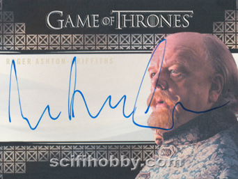 Roger Ashton-Griffiths as Mace Tyrell Valyrian Autograph card