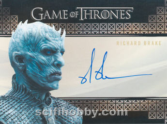 Richard Brake as Night King Valyrian Autograph card