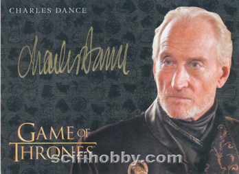 Charles Dance as Tywin Lannister Gold Autograph card