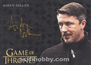Aidan Gillen as Littlefinger Gold Autograph card