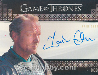 Iain Glen as Ser Jorah Mormont Valyrian Autograph card