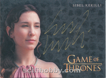 Sibel Kekilli as Shae Gold Autograph card