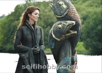 Catelyn Stark Returns to Riverrun 3-D Lenticular card