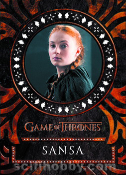 Sansa Stark Laser Cut card