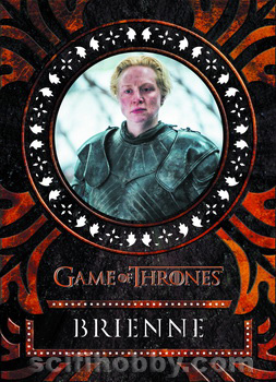 Brienne of Tarth Laser Cut card