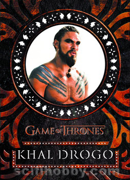 Khal Drogo Laser Cut card