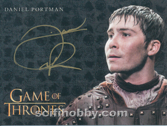 Daniel Portman as Podrick Payne Gold Autograph card