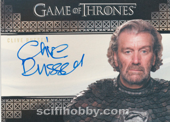 Clive Russell as Ser Brynden Tully Valyrian Autograph card