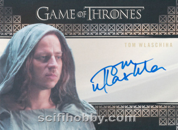 Tom Wlaschiha as Jaqen H'ghar Valyrian Autograph card
