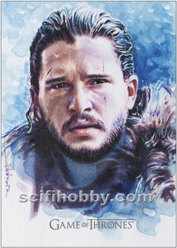 Jon Snow Character Sketch card