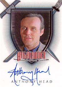 Anthony Head as Allan Rothwood Autograph card