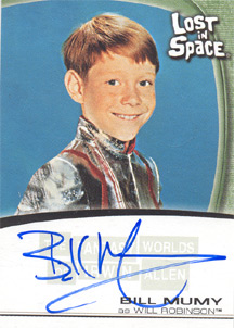 Bill Mumy as Will Robinson Autograph card