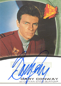 Gary Conway as Captain Steve Burton Autograph card